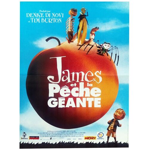 James Et La Pêche Géante (James And The Giant Peach) - Véritable Affiche De Cinéma Pliée - Format 40x60 Cm -De Henry Selick Avec Les Voix Pete Postlethwaite, Richard Dreyfuss, David Thewlis  - 1997