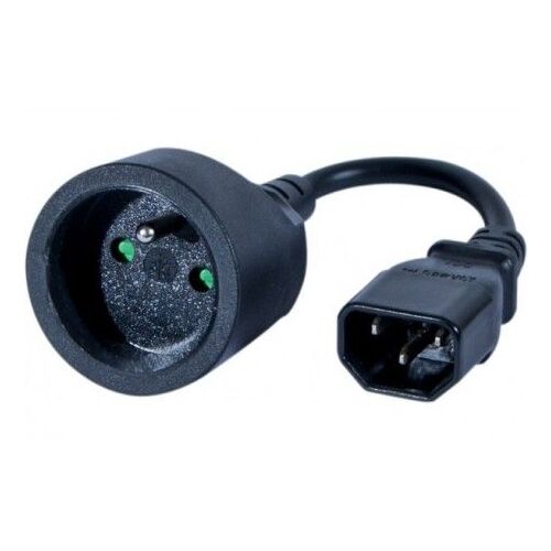 Adaptateur IEC C14 / CEE7 femelle