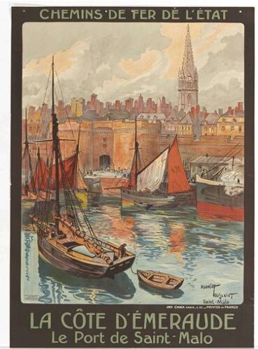 Affiche Port De Saint Malo