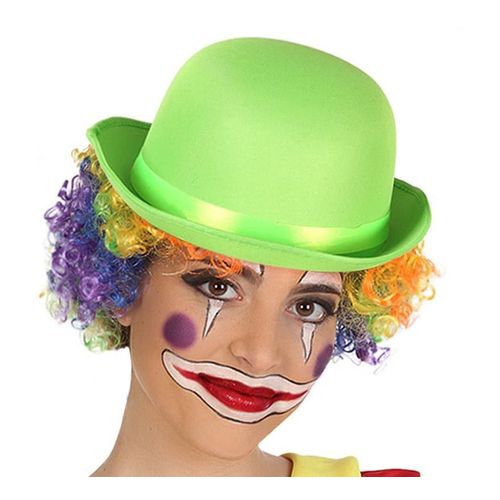 Clown Vert Chapeau Melon