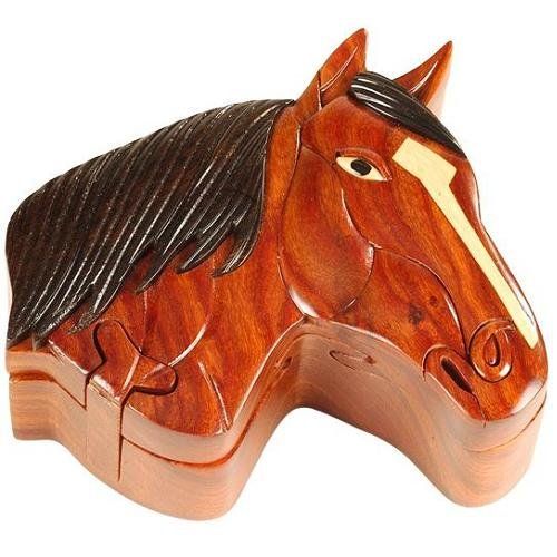 Horse - Secret Handcrafted Wooden Puzzle Box