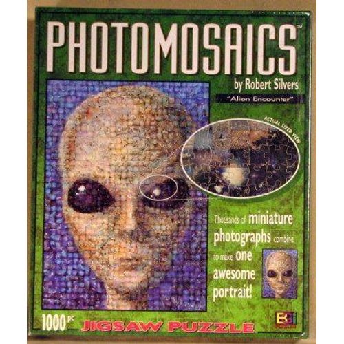 Photomosaics By Robert Silvers Alien Encounter 1000-Piece Jigsaw Puzzle