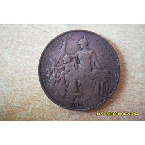 10 Centimes "Dupuis" De 1915 En Ttb.
