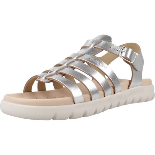 Geox J S. Soleima G.b Metal.lea Colour Argent