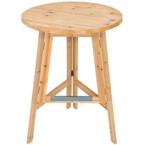 TecTake Mange debout en bois Table haute pliable 79x110cm