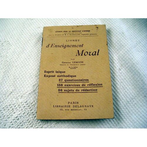 Livret D'enseignement Moral