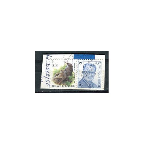 Lot De 2 Timbres Oblitérés - 2000 - Belgique