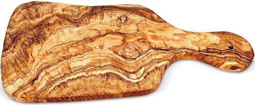 Irregolare Pl006.2.E Planche À Découper En Bois D'olivier 39 X 18 X 2,5 Cm Planche À Découper En Bois De Cuisine Planche À Découper En Bois De Service Planche À Petit-Déjeuner