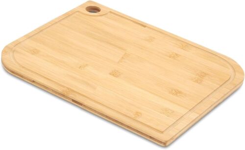 Planche À Découper En Bambou Pour Cuisine - 38 X 27 X 1 Cm - Durable Et Résistante Aux Rayures