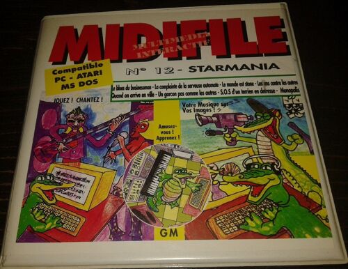Starmania Michel Berger Introuvable Coffret No12 Disquette Musicale Midifile
