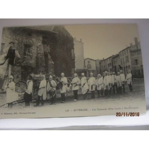 Fac Similé * Cpa Les Cornards Fête Locale À Sauxillanges