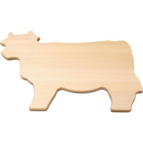Planche À Découper En Bois, Pour Servir Des Snacks Ou Pour La Décoration De Cuisine - En Forme De Vache