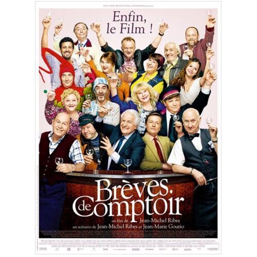 Affiche Cinéma Originale "Brèves De Comptoir" 40x60cm Pliée
