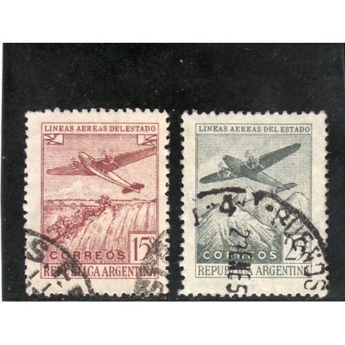 Timbres-Poste DArgentine (Lignes Aériennes Argentines)