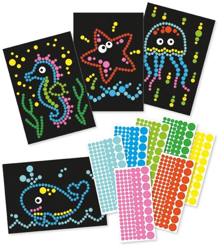 Jeu De Gommette Pour Enfant Animaux Marins 4 Pièces