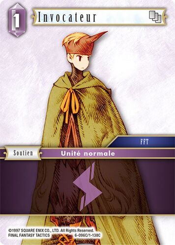 Final Fantasy Tcg - Invocateur ( 6-096c/1-138c)