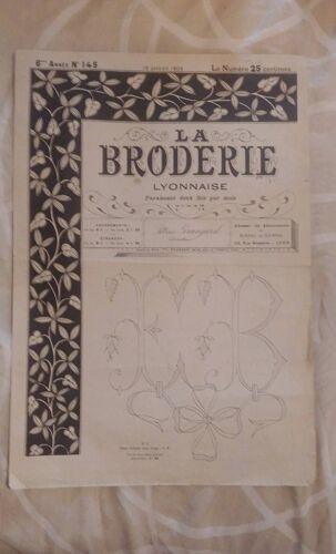 La Broderie Lyonnaise 145 Janvier 1905