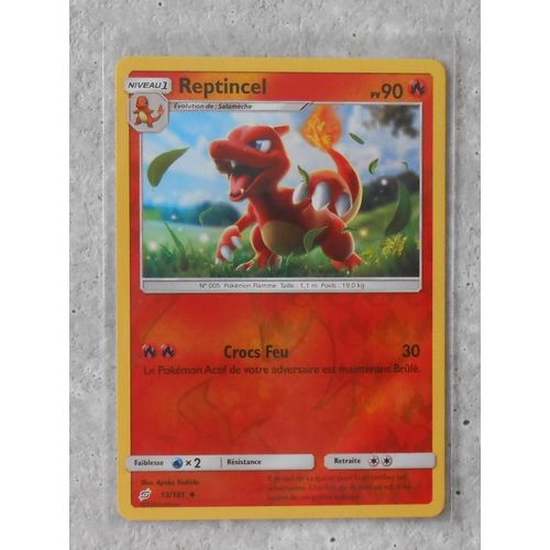 Reptincel Reverse 13/181 - Sl9 - Duo De Choc - Vf