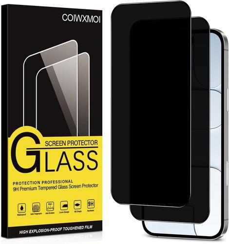 LORANKA-Verre Trempé pour iPhone 17 Air Anti Espion Vitre Protection Ecran Anti-Espion Film Protecteur Écran Dureté 9H Anti-Rayures Haute définition Sans Bulles Anti-Spy Confidentialité