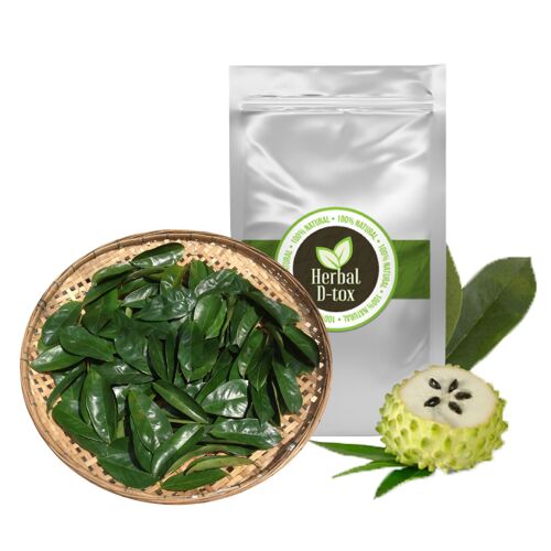 Corossol / Graviola Sechees (Annona Muricata) 120g = 30 Jours Detoxifiant Antioxydant Puissant The Tisane Decoction Detox 