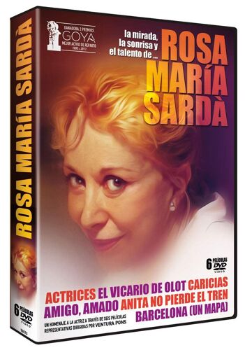 Pack Rosa María Sardá 6 Dvds Actrices ¿ El Vicario De Olot ¿ Caricias ¿ Amigo Amado ¿ Anita No Pierde El Tren ¿ Barcelona
