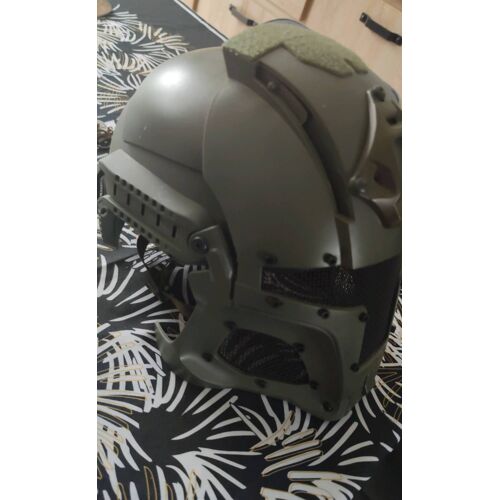 Casque Intégral Airsoft Avec Grille