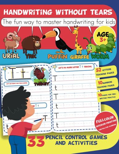 Handwriting Without Tears: The Fun Way To Master Handwriting For Kids (Full-Colour Printing Interior)