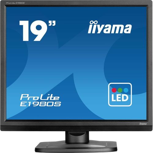 Ecran PC iiyama ProLite E1980S-B1 19" 1280 x 1024 VGA LED Noir