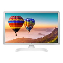 LG 24TQ510S-WZ - Écran LED avec tuner TV - Intelligent - 24" (23.6" visualisable) - 1366 x 768 HD - 250 cd/m² - 1000:1 - 14 ms - 2 x HDMI, RCA (composite), RCA (composant) - haut-parleurs -...