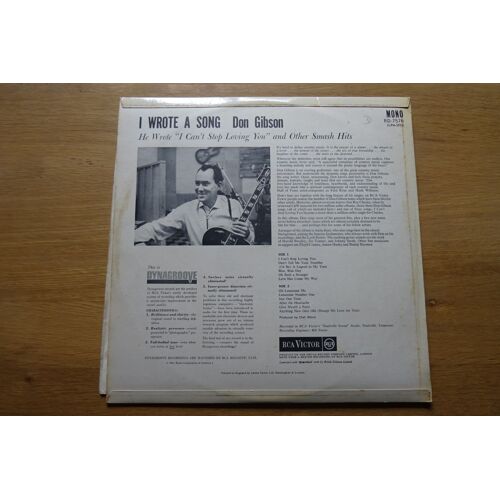 Don Gibson . I Wrote A Song...