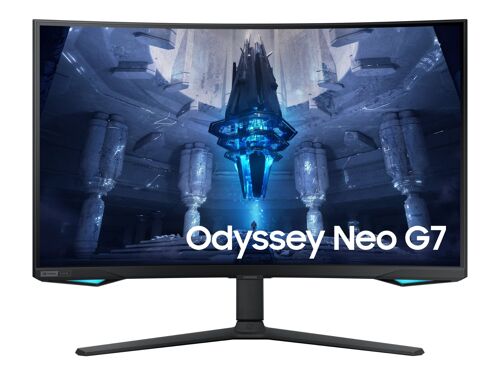 Samsung Odyssey Neo G7 S32BG750NU - G75NB Series - moniteur QLED - incurvé - 32" - 3840 x 2160 4K @ 165 Hz - VA - 1000 cd/m² - 1000000:1 - HDR10+ - 1 ms - 2xHDMI, DisplayPort - noir