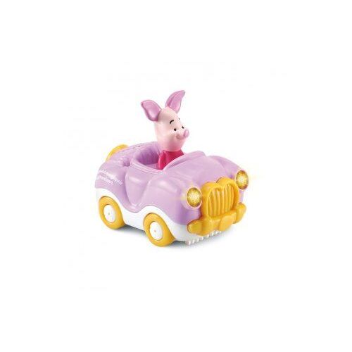 Voiture Cabriolet magique de Porcinet, version FR - Jouet Collection Winnie et ses amis - Set Tut Tut Bolide Disney et carte