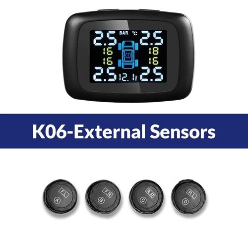 Capteur Externe K06 - E-Ace K06 Tpms Capteur Opathie Pression Moniteur Système Alarme Pression Systèmes D'alarme De Sécurité Systèmes De Voiture Intelligents