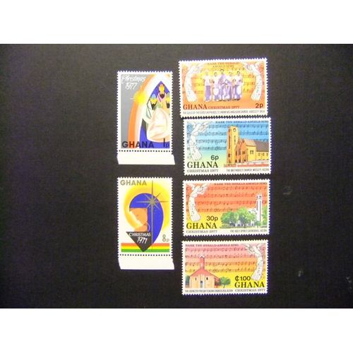 Ghana 1977 Noël Navidad Yvert 597 / 02 ** Mnh