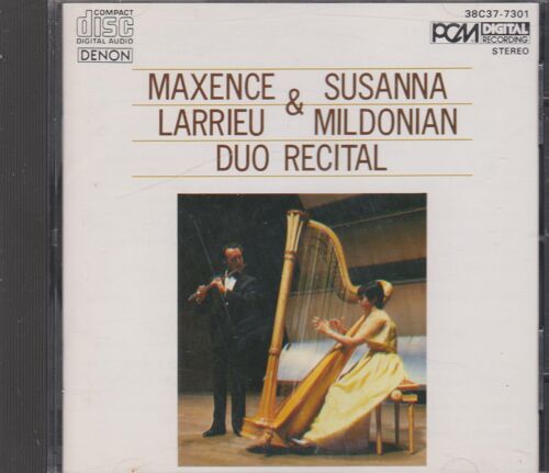 Cd Maxence Larrieu & Susanna Mildonian Duo Recital Pressage Japon