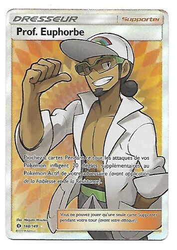Pokémon - 148/149 - Sl1 - Soleil Et Lune - Prof. Euphorbe - Full Art
