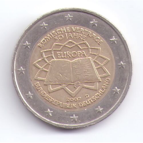 Pièce De 2 Euros 50 Ans Du Traité De Rome - Allemagne 2007