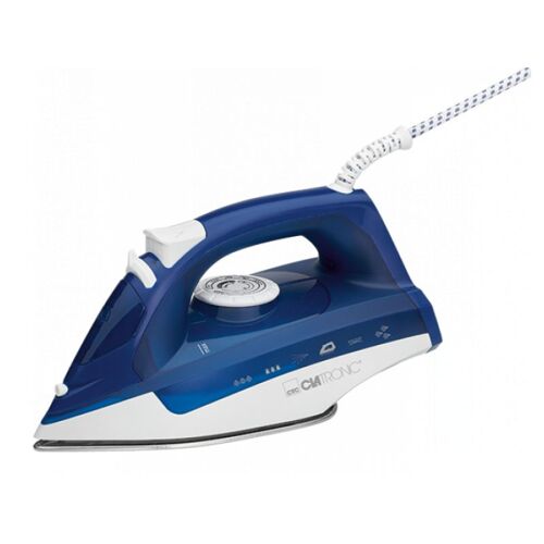 Fer à repasser vapeur 2200W Clatronic DB 3704 Blanc/bleu