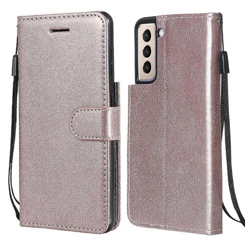 Housse de support de portefeuille en cuir KT Series-2 bien protégée pour Samsung Galaxy S21+ 5G
