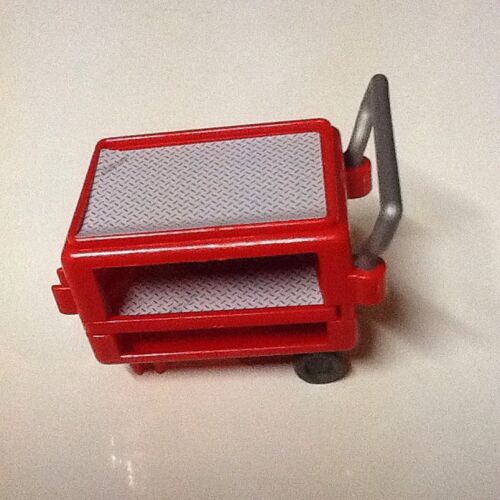 Playmobil Chariot Porte Outils Atelier Rouge