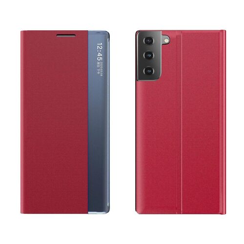 Pour Samsung Galaxy S21 + 5G Voir Fenêtre Étui En Cuir Support Housse De Téléphone Portable