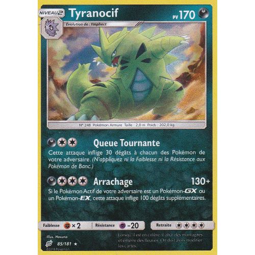 Pokémon - 85-R/181 - Tyranocif - Holo Rare