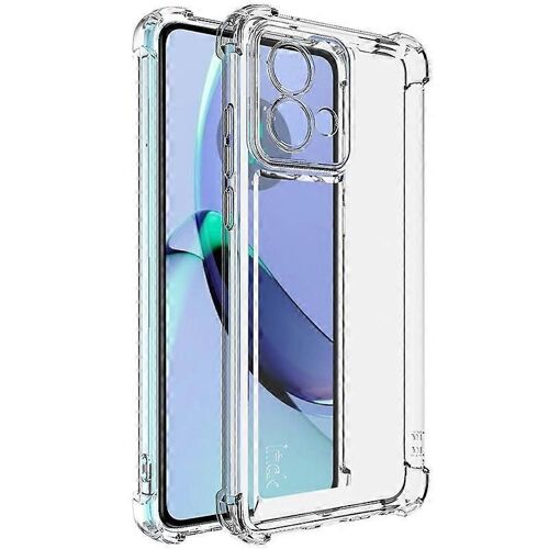 Imak Ux-4 Series Pour Motorola Moto G84 5g Case Cadre Droit Quatre Coins Antichoc Couvercle Tpu Transparent