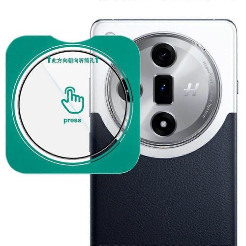 IMAK Pour Oppo Find X7 Ultra Find X7 5G Protecteur d'objectif d'appareil photo Film d'objectif en verre trempé avec Self-Posi