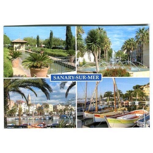 Carte Postale - Différentes Vues - Sanary-Sur-Mer - Var - 83