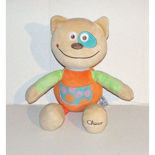 Doudou Chat Chicco - Peluche Chat 33 Cm