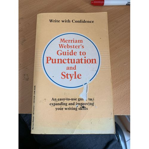 Guide To Punctuation And Style