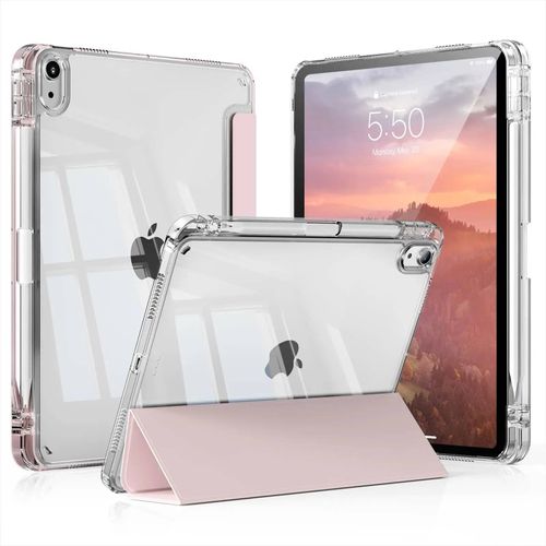 Coque Pour Ipad A16 11e Génération 11 Pouces 2025,Ipad 10e Génération 10,9 Pouces 2022,Housse De Protection Hybride Avec Porte-Crayons.Rose.Ipad (10th ) 10.9