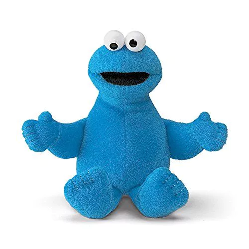Gund Enesco Sesame Street 6 Cookie Monster Beanbag Plush