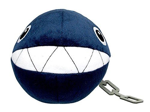 Little Buddy Super Mario All Star Collection 1592 Chain Chomp Stuffed Plush, 5